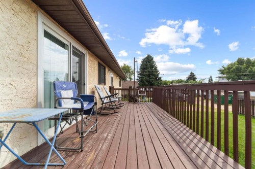 6209 34 Avenue, Camrose, AB - Outdoor With Deck Patio Veranda With Exterior