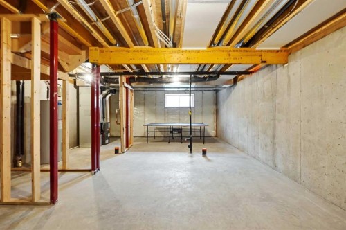 254 Halifax Close, Penhold, AB - Indoor Photo Showing Basement