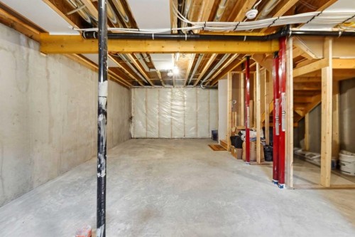 254 Halifax Close, Penhold, AB - Indoor Photo Showing Basement