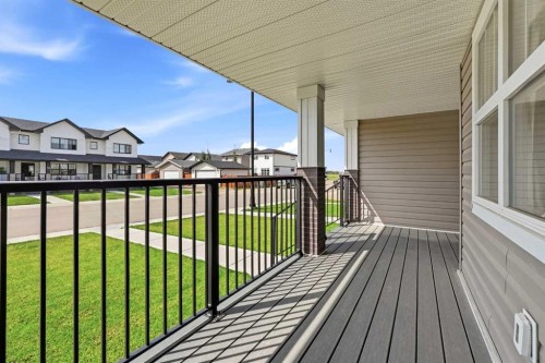 254 Halifax Close, Penhold, AB - Outdoor With Deck Patio Veranda With Exterior