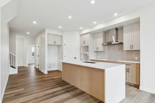 467 Buffaloberry Manor Se, Calgary, AB - Indoor Photo Showing Kitchen