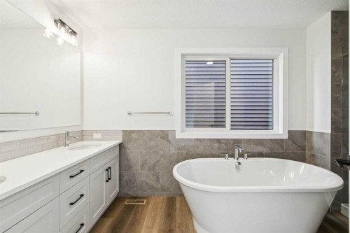 467 Buffaloberry Manor Se, Calgary, AB - Indoor Photo Showing Bathroom