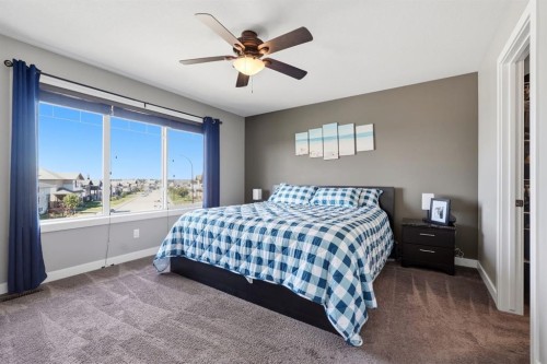 206 Truant Crescent, Red Deer, AB - Indoor Photo Showing Bedroom