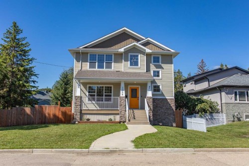 5324 44 Avenue, Red Deer, AB - Outdoor With Deck Patio Veranda With Facade