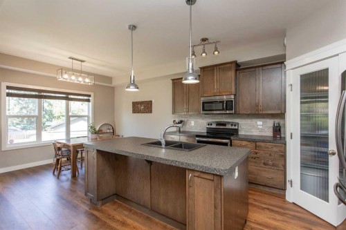 5324 44 Avenue, Red Deer, AB - Indoor Photo Showing Kitchen With Double Sink