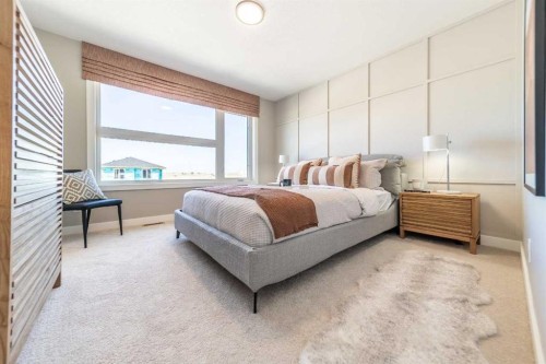 381 Sora Park Se, Calgary, AB - Indoor Photo Showing Bedroom