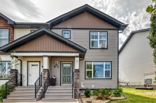 31 Crestview Boulevard, Sylvan Lake, AB - Outdoor With Facade