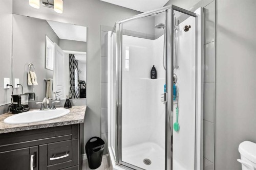 31 Crestview Boulevard, Sylvan Lake, AB - Indoor Photo Showing Bathroom