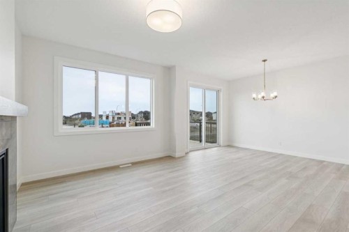 139 Fireside Close, Cochrane, AB - Indoor With Fireplace