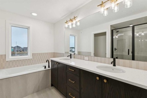 139 Fireside Close, Cochrane, AB - Indoor Photo Showing Bathroom