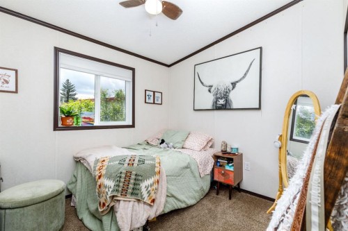 4705 45 Avenue, Alix, AB - Indoor Photo Showing Bedroom