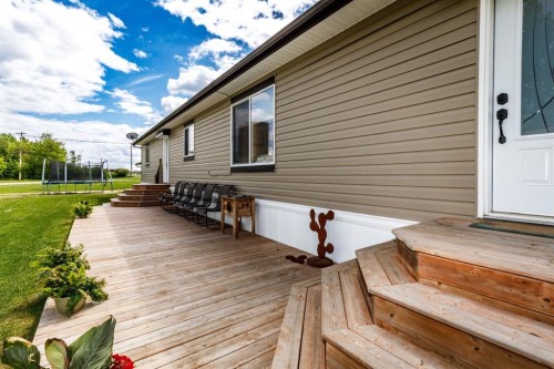 4705 45 Avenue, Alix, AB - Outdoor With Deck Patio Veranda With Exterior