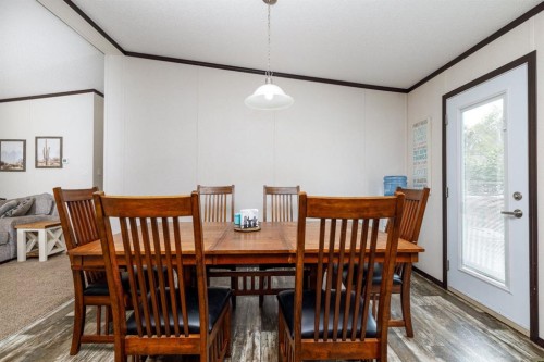4705 45 Avenue, Alix, AB - Indoor Photo Showing Dining Room