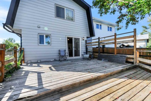 57 Newton Drive, Penhold, AB - Outdoor With Deck Patio Veranda With Exterior