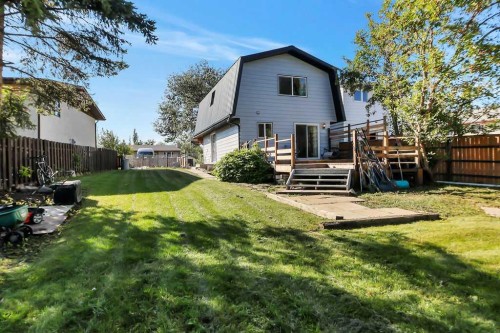 57 Newton Drive, Penhold, AB - Outdoor With Deck Patio Veranda