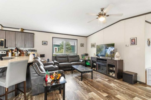 432 3 Avenue, Elnora, AB - Indoor Photo Showing Living Room