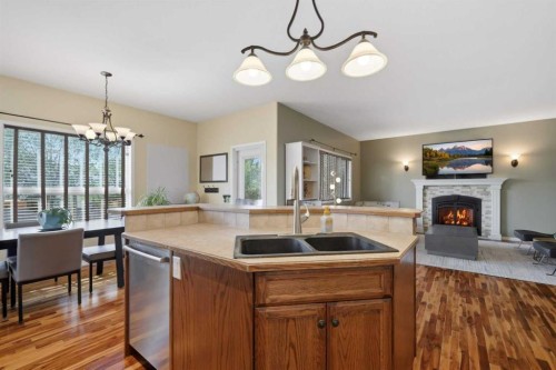 31 Kirton Close, Red Deer, AB - Indoor With Fireplace