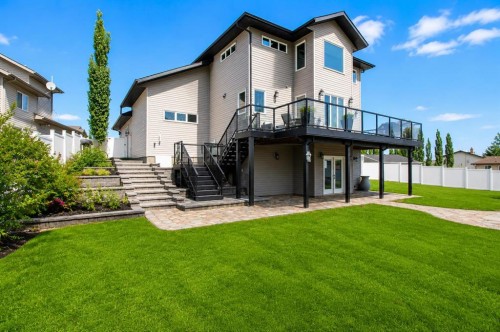 69 Vintage Close, Blackfalds, AB - Outdoor With Deck Patio Veranda
