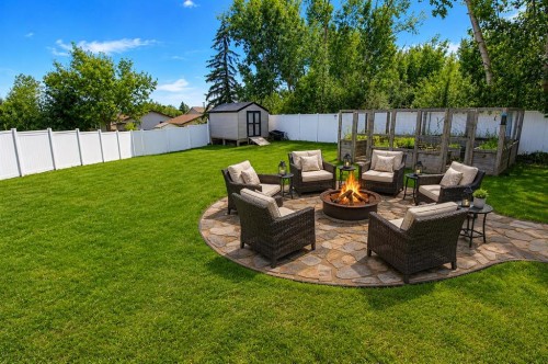69 Vintage Close, Blackfalds, AB - Outdoor With Deck Patio Veranda With Backyard