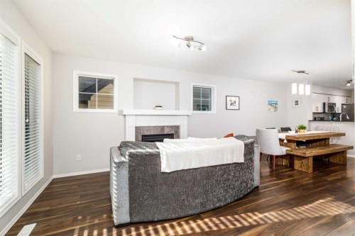 1006-30 Carleton Avenue, Red Deer, AB - Indoor With Fireplace