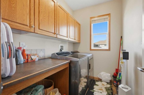 16 Filbert Close, Sylvan Lake, AB - Indoor Photo Showing Laundry Room