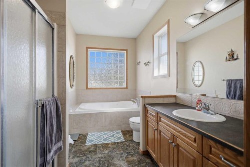 16 Filbert Close, Sylvan Lake, AB - Indoor Photo Showing Bathroom