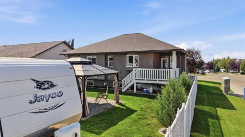 16 Filbert Close, Sylvan Lake, AB - Outdoor With Deck Patio Veranda