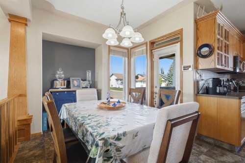 16 Filbert Close, Sylvan Lake, AB - Indoor Photo Showing Dining Room