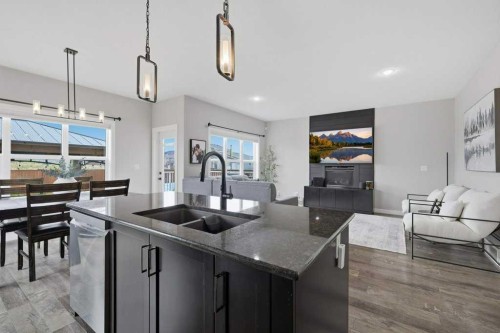 3 Craig Road, Sylvan Lake, AB - Indoor Photo Showing Kitchen With Double Sink