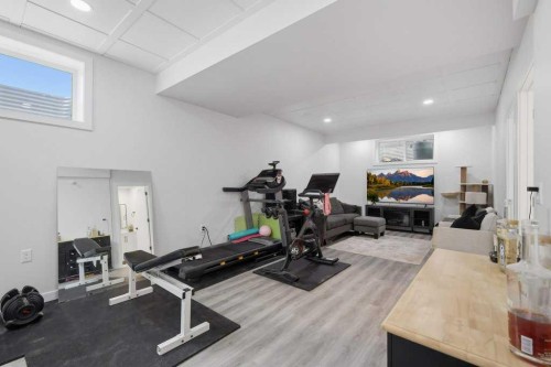 3 Craig Road, Sylvan Lake, AB - Indoor Photo Showing Gym Room