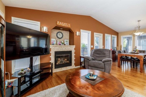 8 Innes Close, Red Deer, AB - Indoor With Fireplace