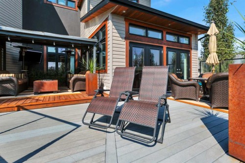 31 Leaside Crescent, Sylvan Lake, AB - Outdoor With Deck Patio Veranda With Exterior