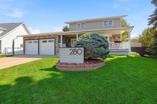 280 Barrett Drive, Red Deer, AB - Outdoor With Deck Patio Veranda
