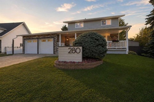 280 Barrett Drive, Red Deer, AB - Outdoor With Deck Patio Veranda