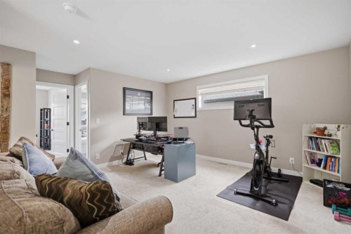 64 Tanner Street, Red Deer, AB - Indoor Photo Showing Gym Room