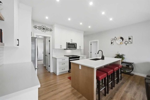 5 Tindale Place, Red Deer, AB - Indoor Photo Showing Kitchen With Upgraded Kitchen