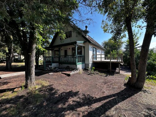 4809 51 Street, Mirror, AB - Outdoor With Deck Patio Veranda