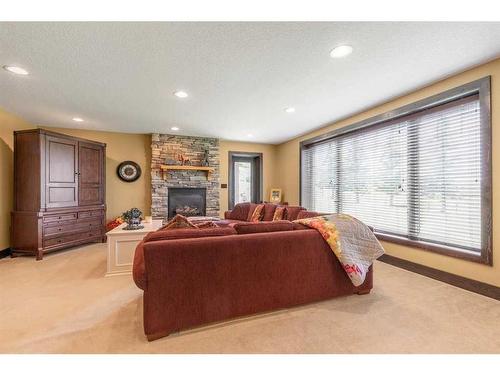 45002 Range Rd 281, Rural Cardston County, AB - Indoor With Fireplace