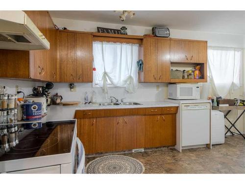 205 Main Street, Skiff, AB - Indoor Photo Showing Kitchen With Double Sink
