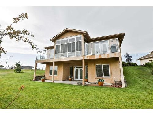 1203 Whispering Greens Place, Vulcan, AB - Outdoor With Deck Patio Veranda