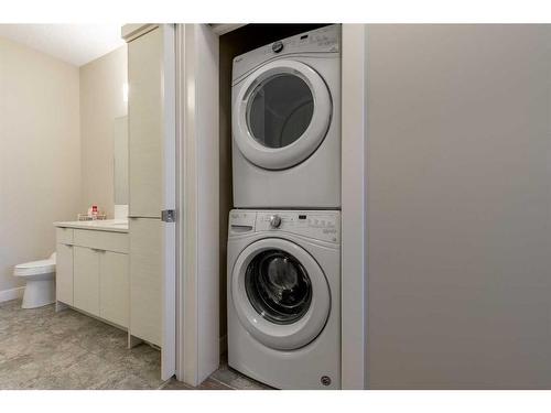1-59 Aquitania Circle West, Lethbridge, AB - Indoor Photo Showing Laundry Room