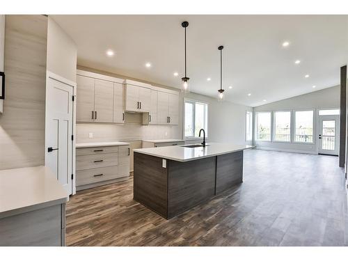 25 Prairie Sunset Avenue, Taber, AB - Indoor Photo Showing Kitchen With Upgraded Kitchen