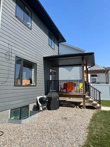 338W 100 North, Raymond, AB - Outdoor With Deck Patio Veranda With Exterior