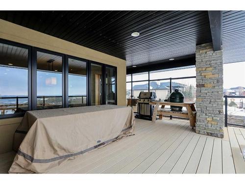 140 Canyoncrest Point West, Lethbridge, AB - Outdoor With Deck Patio Veranda With Exterior