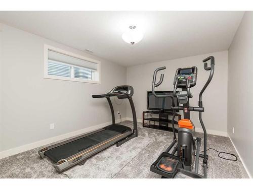 163 Westgate Drive, Coaldale, AB - Indoor Photo Showing Gym Room