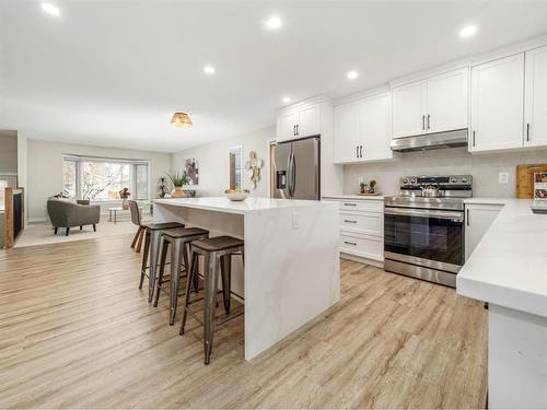 260 Coachwood Point West, Lethbridge, AB - Indoor Photo Showing Kitchen With Upgraded Kitchen