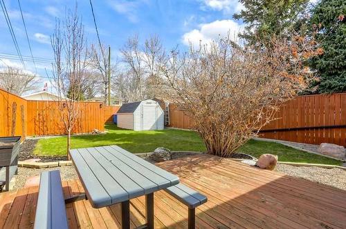 2220 24 Avenue, Coaldale, AB - Outdoor With Deck Patio Veranda With Backyard
