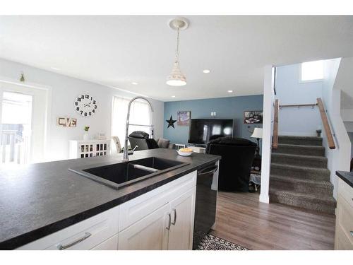 4310 Aspen Road, Coalhurst, AB - Indoor Photo Showing Kitchen With Double Sink