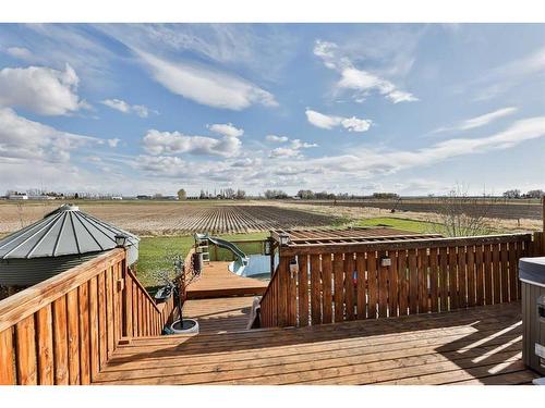 705 10 Avenue West, Barnwell, AB - Outdoor With Deck Patio Veranda With View