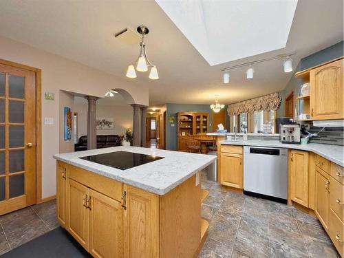 1802 Evergreen Drive, Hillcrest, AB - Indoor Photo Showing Kitchen